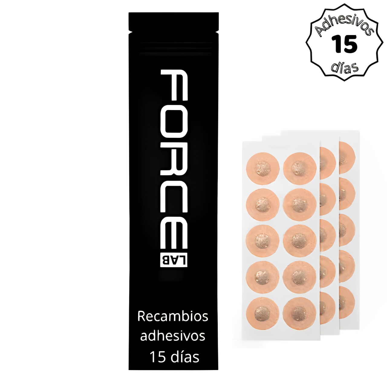 Recambios adhesivos Tiras Nasales (15 días)