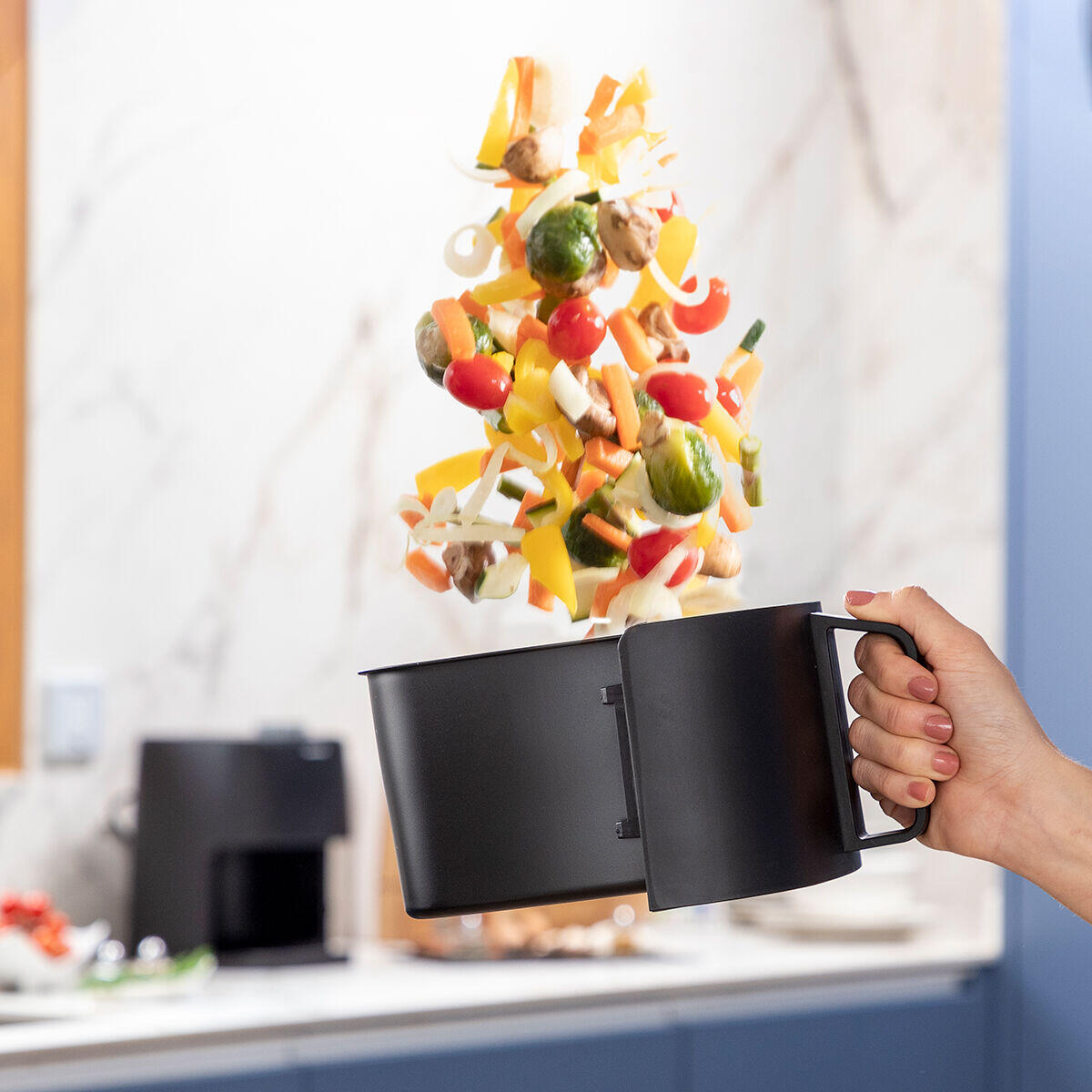 🍟 FREIDORA DE AIRE INNOVAGOODS FRYINN LITE 2000 NEGRO 1200 W 2L