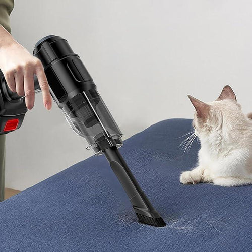 ASPIRADORA DE MANO INALÁMBRICA - POTENTE Y VERSÁTIL, IDEAL PARA LIMPIEZA EN CASA Y AUTOMÓVIL 🧹🚗