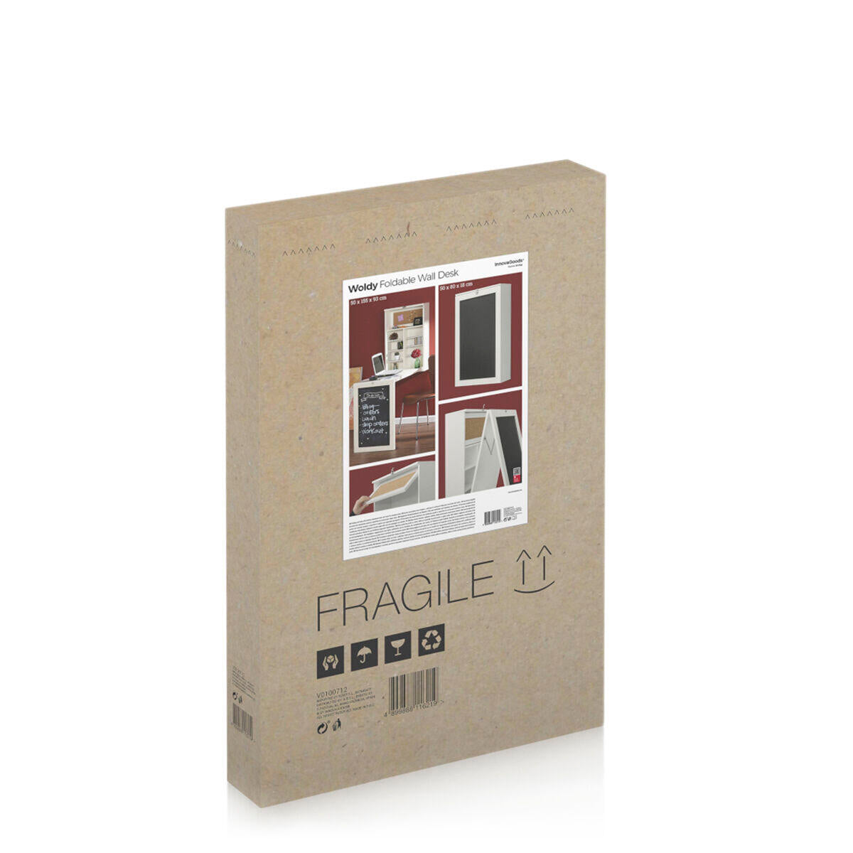 🖥️ ESCRITORIO PLEGABLE DE PARED WOLDY INNOVAGOODS