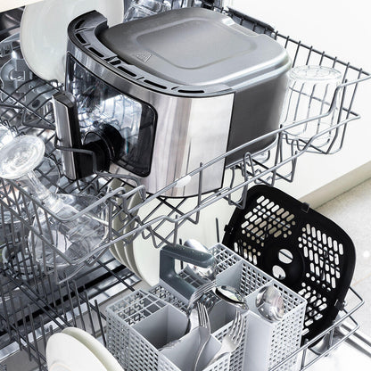 🍟 FREIDORA DE AIRE INNOVAGOODS FRYINN VIEW 6500 NEGRO 1700 W 6,5L ACERO INOXIDABLE