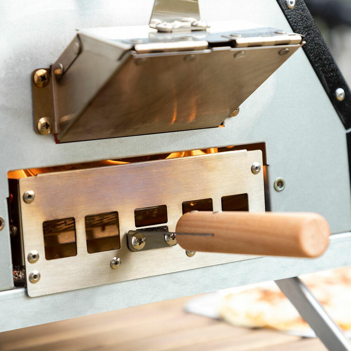 🍕 HORNO PARA PIZZA DE PELLETS CON ACCESORIOS PIZZAHVEN INNOVAGOODS 🍕