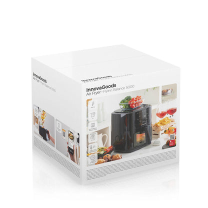 🍳 FREIDORA DE AIRE CON BÁSCULA INNOVAGOODS FRYINN BALANCE 5000 NEGRO 1500 W 5 L ACERO INOXIDABLE 🍳