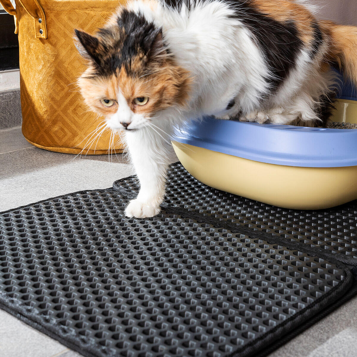 🐱 ALFOMBRA PARA ARENERO DE GATOS CLIKATT INNOVAGOODS