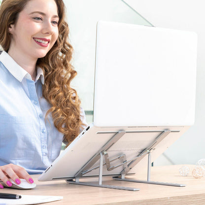 💻 SOPORTE PARA PORTÁTIL PLEGABLE Y REGULABLE FLASTAN INNOVAGOODS