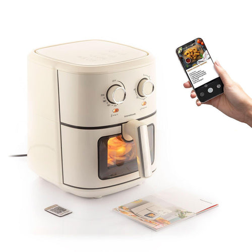 🍟 FREIDORA DE AIRE INNOVAGOODS VYNNER PRO 6500 CREMA 🍟