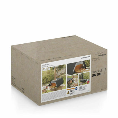 🍕 HORNO PARA PIZZA DE PELLETS CON ACCESORIOS PIZZAHVEN INNOVAGOODS 🍕