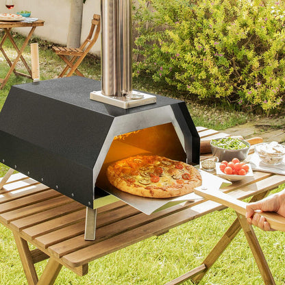 🍕 HORNO PARA PIZZA DE PELLETS CON ACCESORIOS PIZZAHVEN INNOVAGOODS 🍕