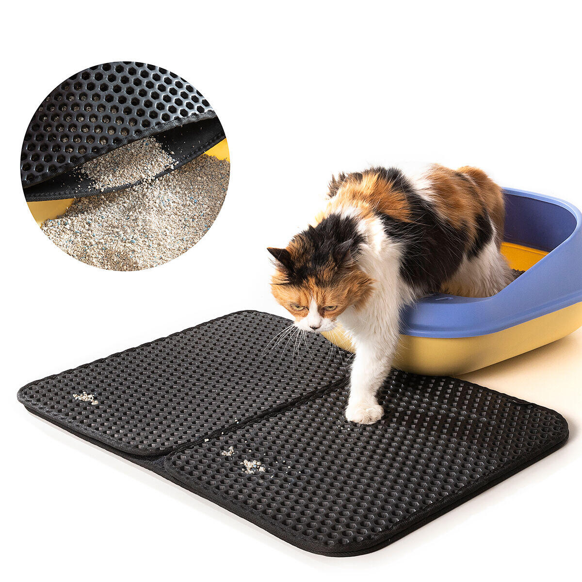 🐱 ALFOMBRA PARA ARENERO DE GATOS CLIKATT INNOVAGOODS