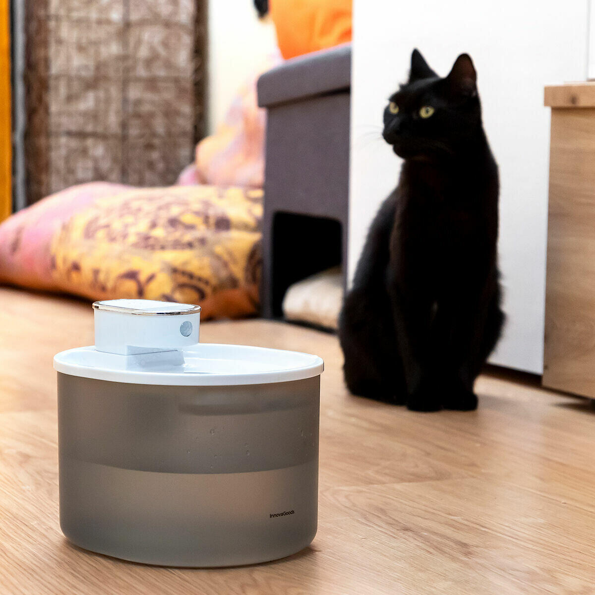 🐱 FUENTE PARA GATOS RECARGABLE CON SENSOR REFOGET INNOVAGOODS