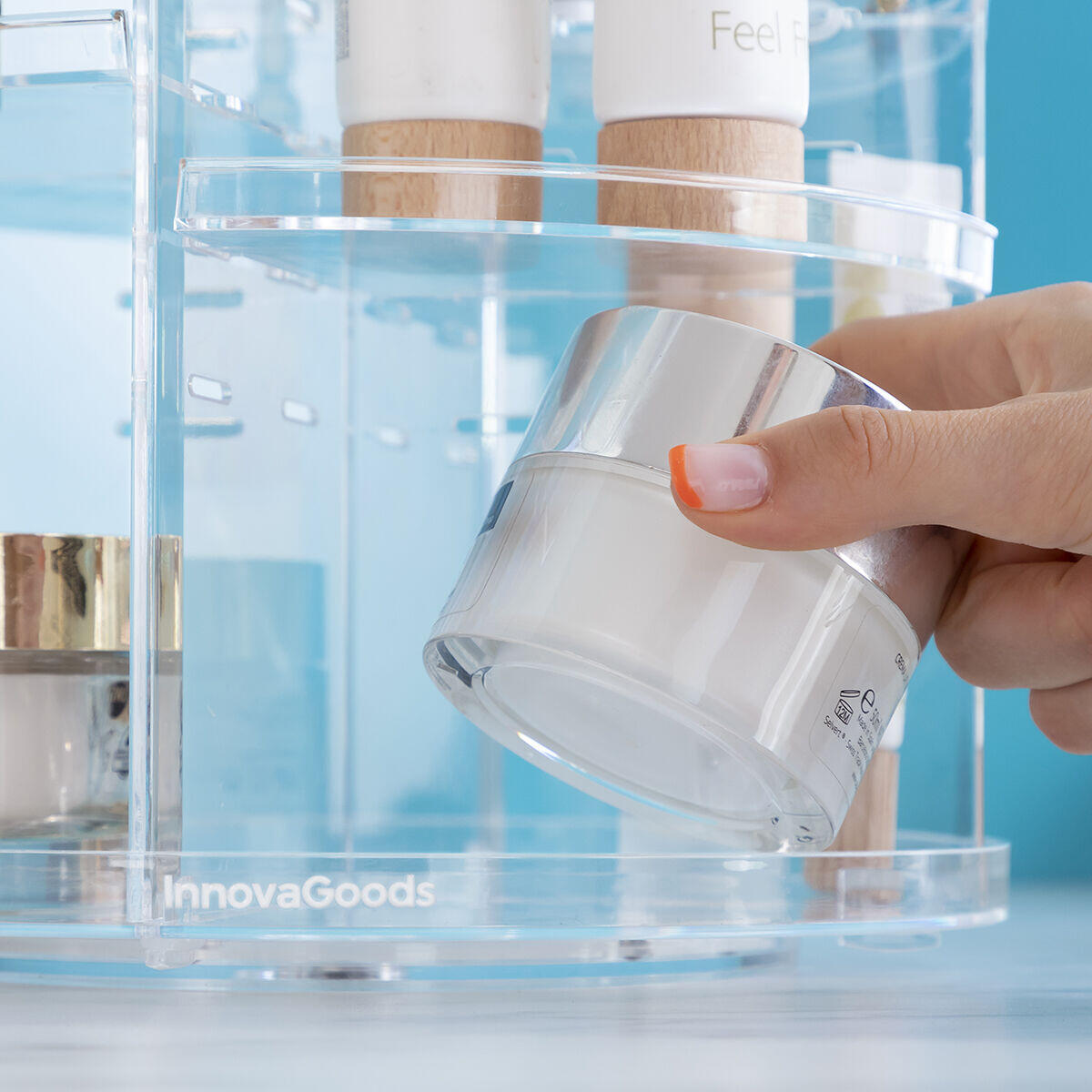 💄 ORGANIZADOR DE MAQUILLAJE GIRATORIO ROLKUP INNOVAGOODS ✨