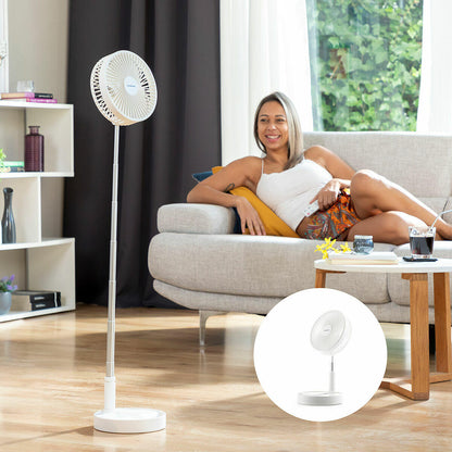 🌀 VENTILADOR RECARGABLE PLEGABLE 3 EN 1 FANDLE INNOVAGOODS Ø7,7'' – 7200 mAh 🔋