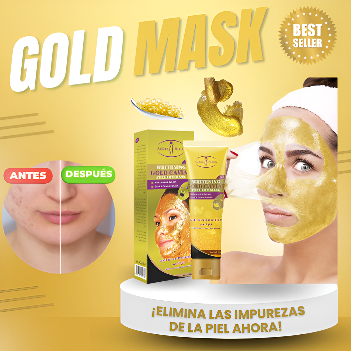 Mascarilla Dorada Antienvejecimiento