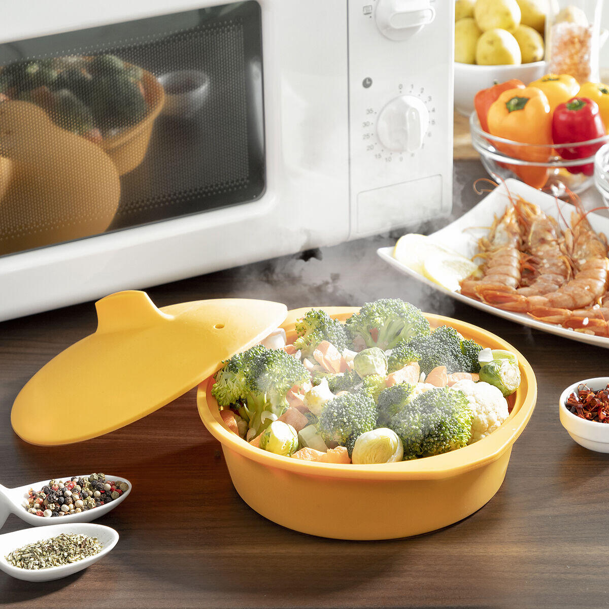 🍽️ VAPORERA DE SILICONA MULTIFUNCIÓN SILICOTTE INNOVAGOODS KITCHEN COOK 🍽️