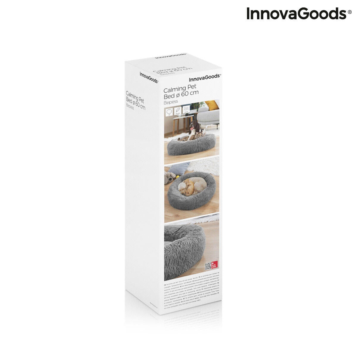 🐾 CAMA ANTIESTRÉS PARA MASCOTAS BEPESS INNOVAGOODS Ø 60 CM
